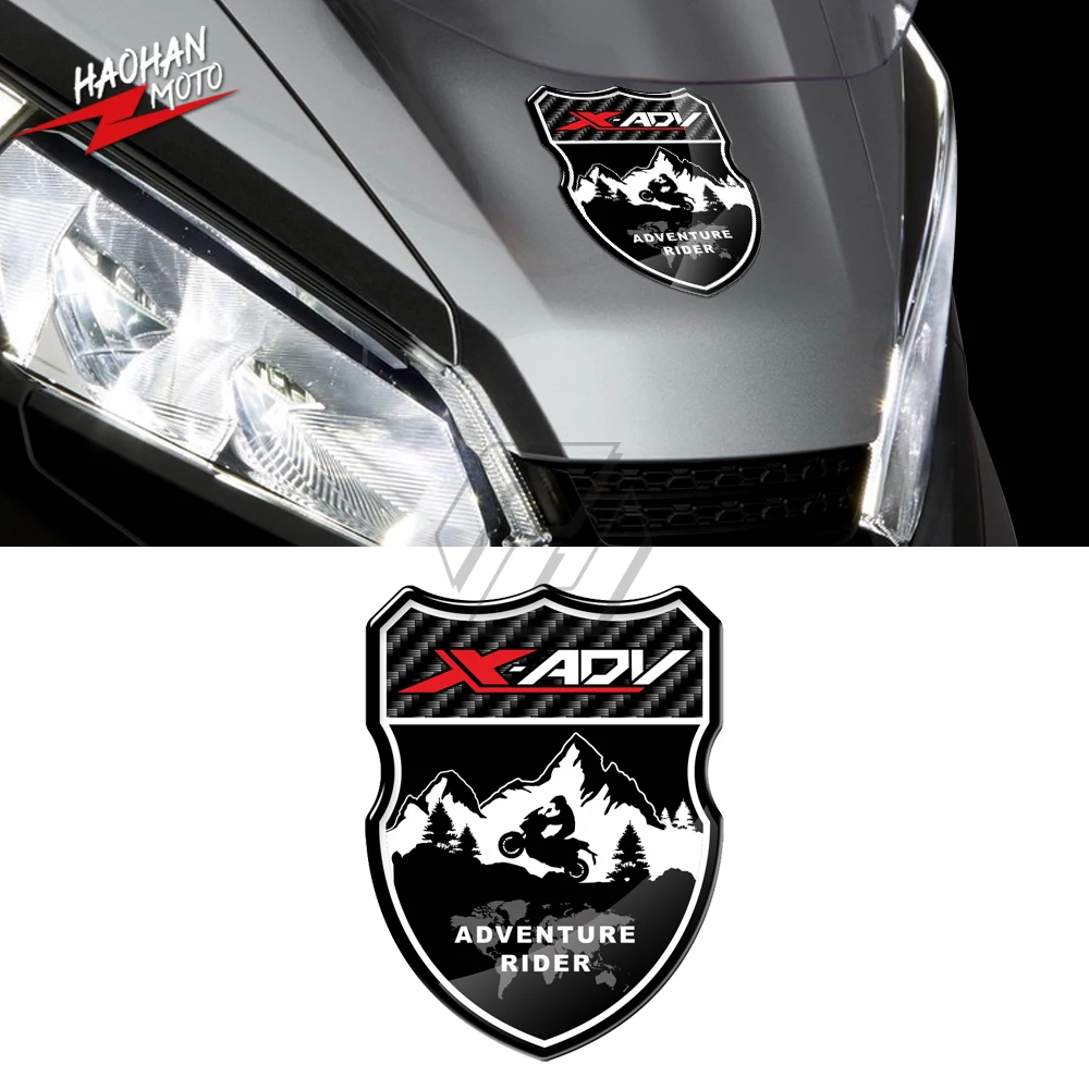 

For HONDA X-ADV XADV 150 250 300 750 Adventure Rider Decals 3D Motorcycle Shield Sticker