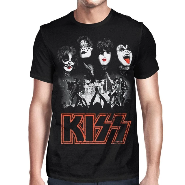 Pelmel bison udrydde Kiss Band Rock Concert T Shirt Gene Simmons Paul Stanley Tee Men's Women's  Sizes - Tailor-made T-shirts - AliExpress