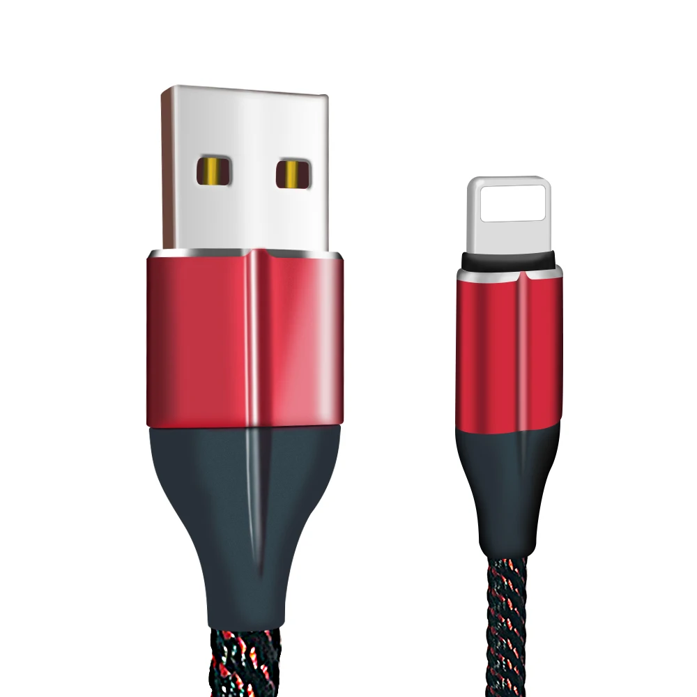 Red for iphone Vanniso Micro USB кабель зарядное устройство для samsung Galaxy S7 S6 Быстрая зарядка мобильный провод для зарядного устройства для huawei планшет USB кабели - Цвет: Red for iphone