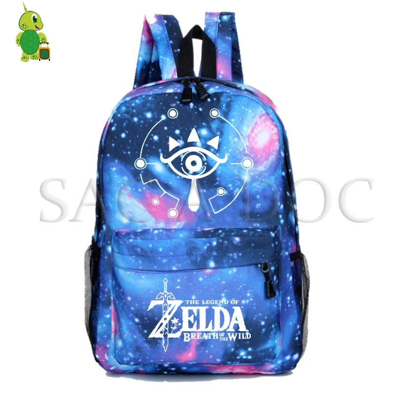 Легенда о Зельде игровой рюкзак для Galaxy Link Majora's Mask школьные сумки для подростков девочек мальчиков путешествия рюкзак Детский рюкзак для книг - Цвет: 17