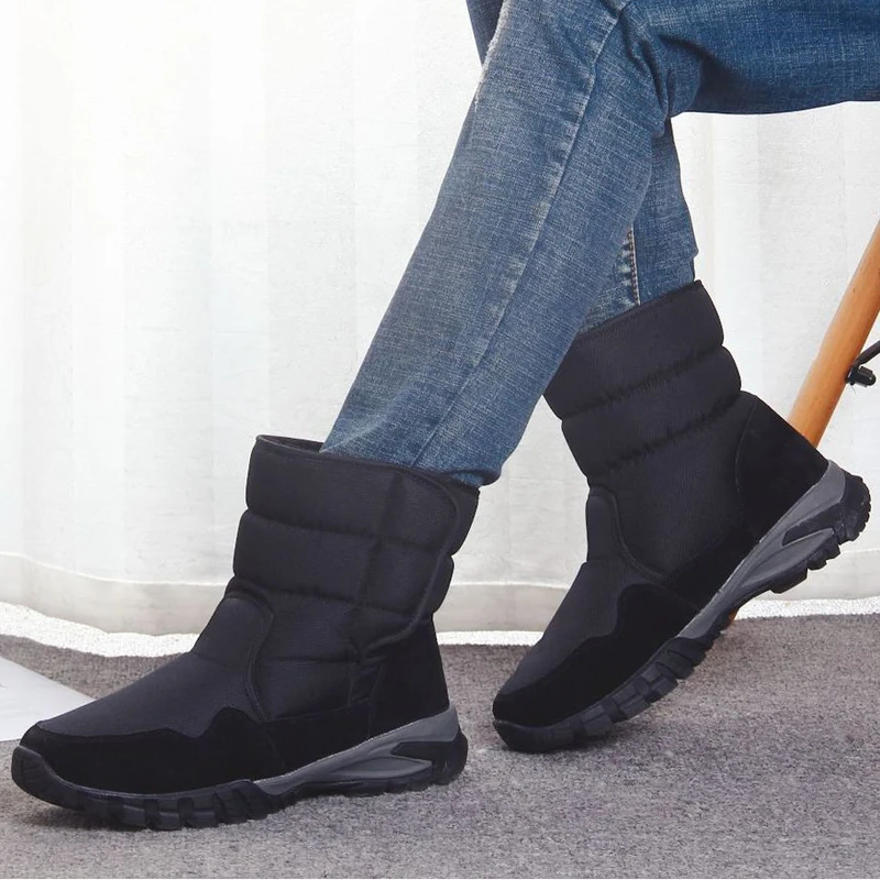 雪音＊プロフ必読！土日発送不可　0423 Men's Winter Boots | Fur Snow Boots | Fur Shoes - Men Boots
