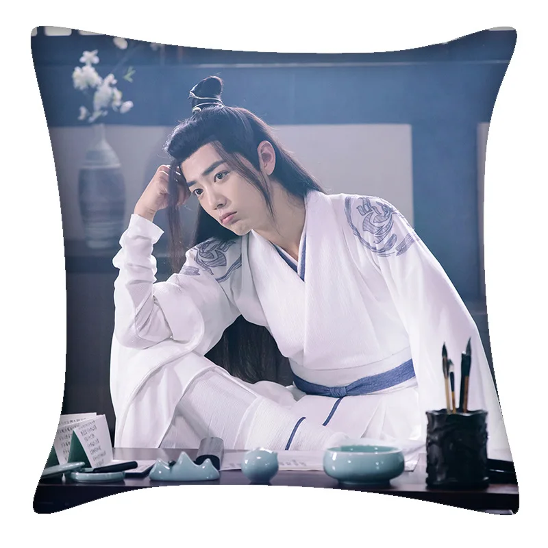 Двухсторонняя подушка Wei WuXian Lan WangJi CHEN QING LING для дивана из полипропилена и хлопка
