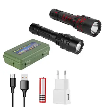 

LED Flashlight L2/XHP50 5 Modes Waterproof USB Rechargeable Torch for Outdoor Camping Hiking Hunting Tool Supplies