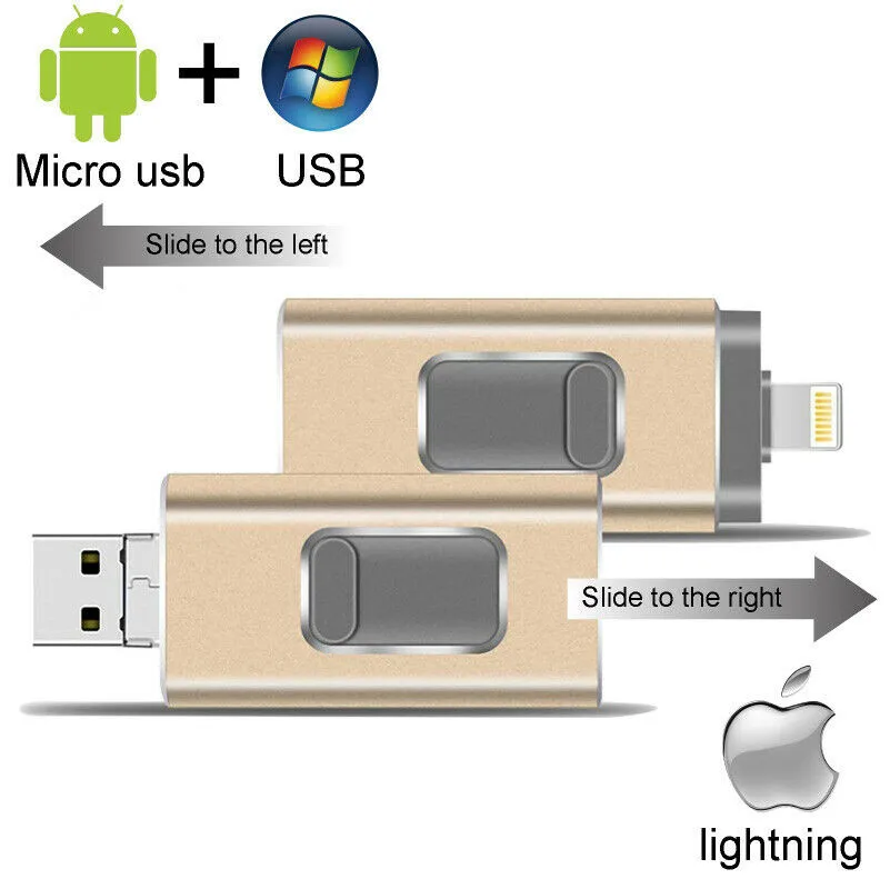 Лучший USB флеш-накопитель для iPhone/Android смартфонов 256 ГБ флеш-накопитель 128 Гб OTG флеш-накопитель металлическая карта памяти 512 ГБ cle usb Flash 3,0