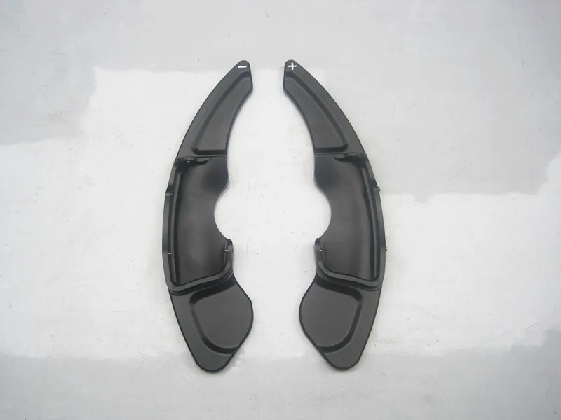 For Lexus Black Автомобильный Стайлинг, поверхность из алюминиевого сплава, матовая, для автомобиля, рулевое колесо, сдвиг, весло, расширение, переключения, замена, черный, красный, серебристый - Название цвета: For Lexus Black