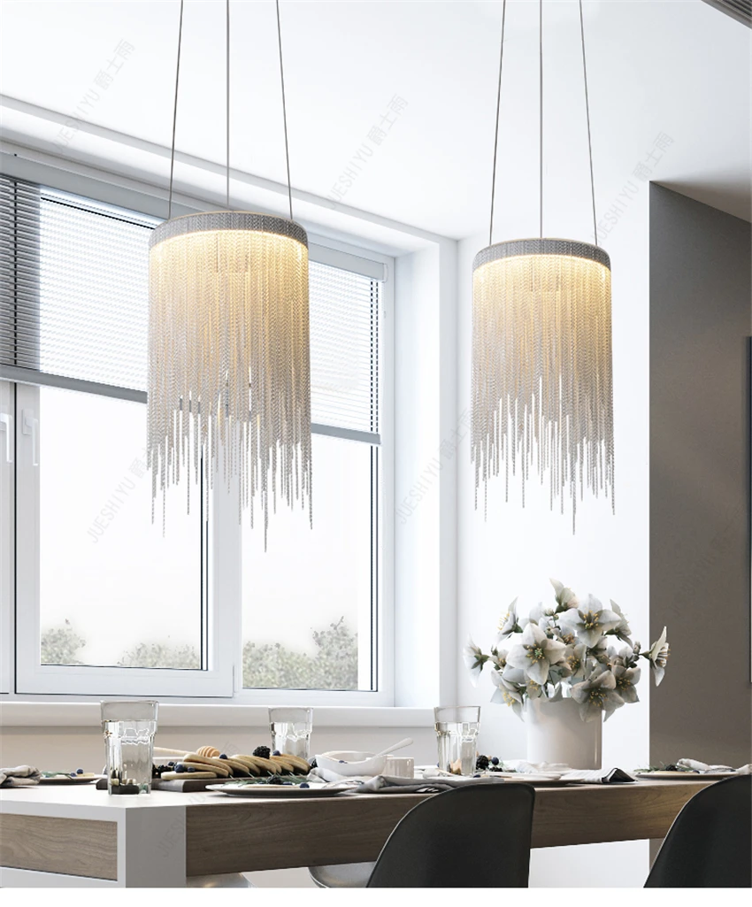 Скандинавский подвесной светильник с кисточкой s современный светодиодный