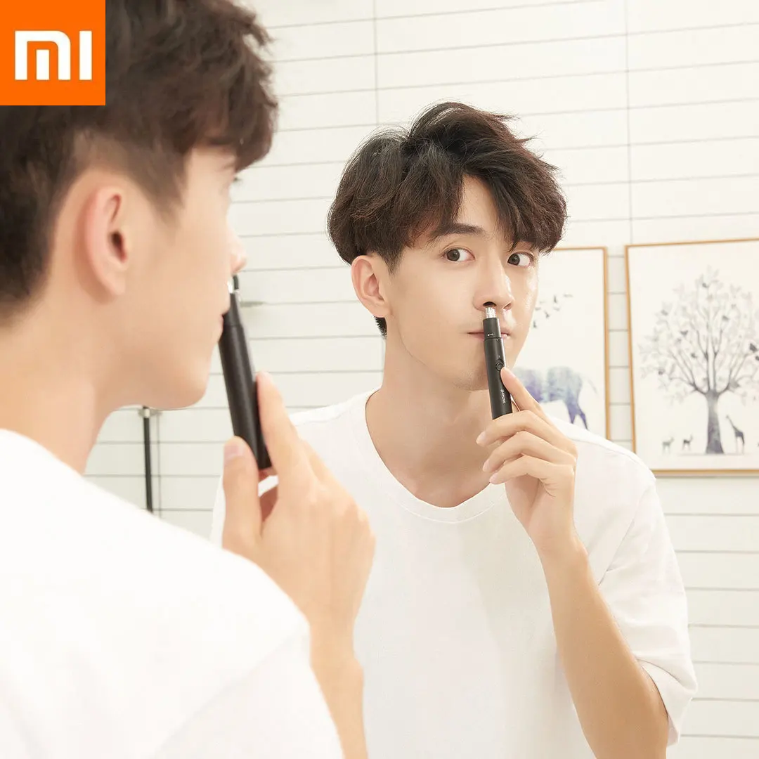 Xiaomi триммер для волос в носу, карманная серия, Xiomi триммер для носа, круговая арочная головка, независимая режущая головка для мужчин и женщин, красота