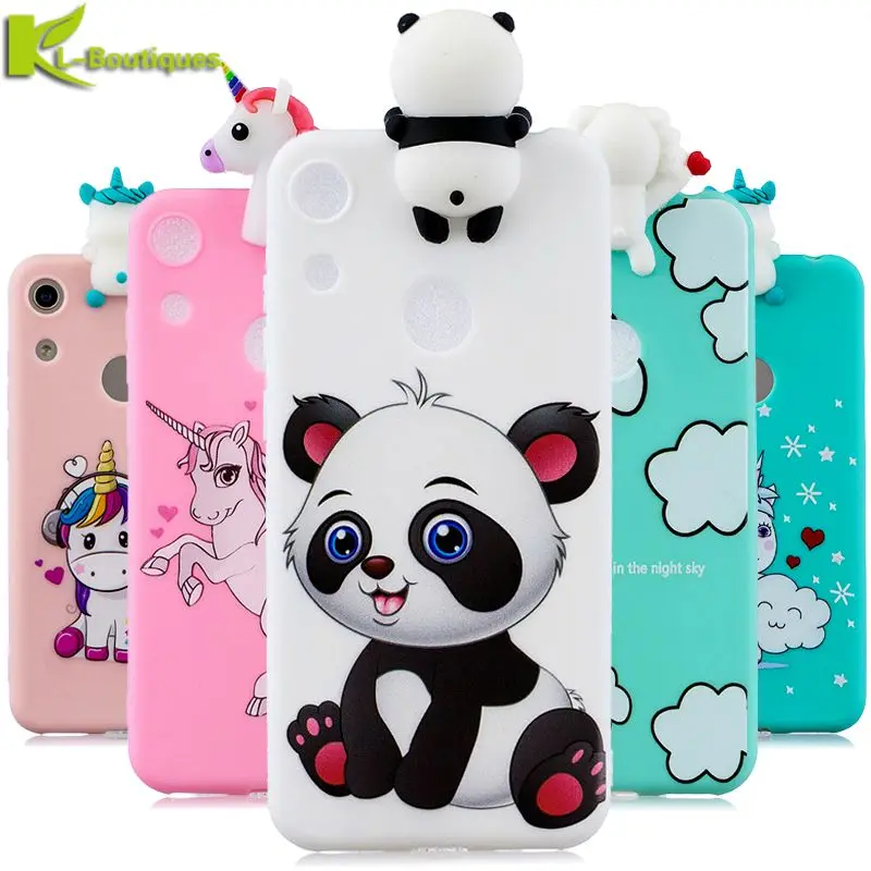 For Case Huawei Honor 8A 3D Unicorn Panda Soft Silicone Cover na sFor Fundas 8 A JAT-LX1 Phone Etui | Мобильные телефоны и
