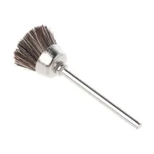 10 шт. Миска в форме полировки колеса кисти набор вращающихся инструментов для Мини дрель металлическая Полировка Шлифовка насадка для полировки из нержавеющей стали кисти