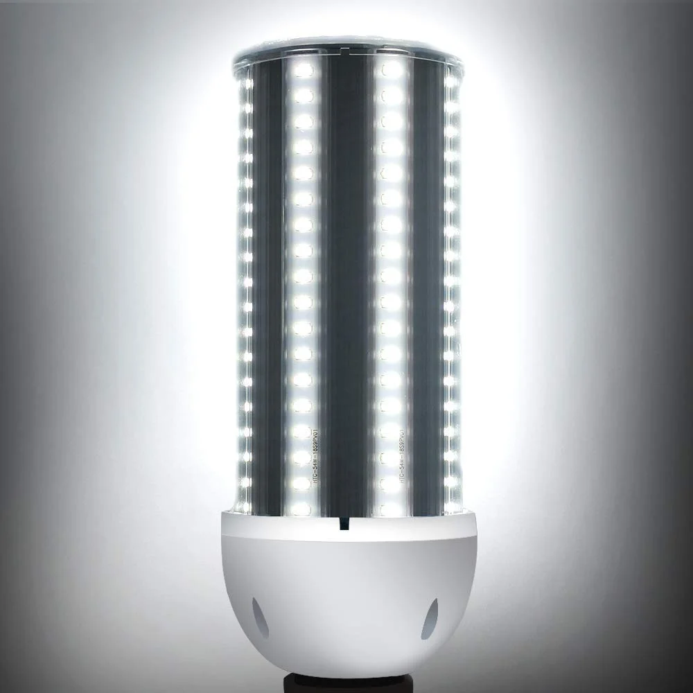 54W LED Corn Light Bulb,6000 Lumens, E39 Mogul Base Street and Area Lights, 400 Watt Equivalent Replacing,daylight