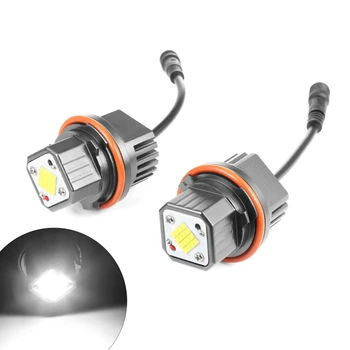 

For BMW E39 E83 E60 E61 E53 E64 E65 E66 80W H8 LED Angel Eyes with Cree Chip Halo Ring Lights Headlight LED Car Headlamps