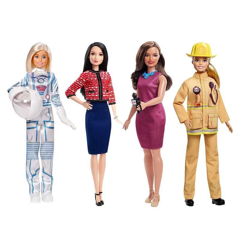 Beleefd Kabelbaan Verblinding Original Mattel Barbie 60th Anniversary Dolls for Girls Candidate Astronaut  Reporter Firefighter Pilot Brand Kids Toys Gifts|Dolls| - AliExpress