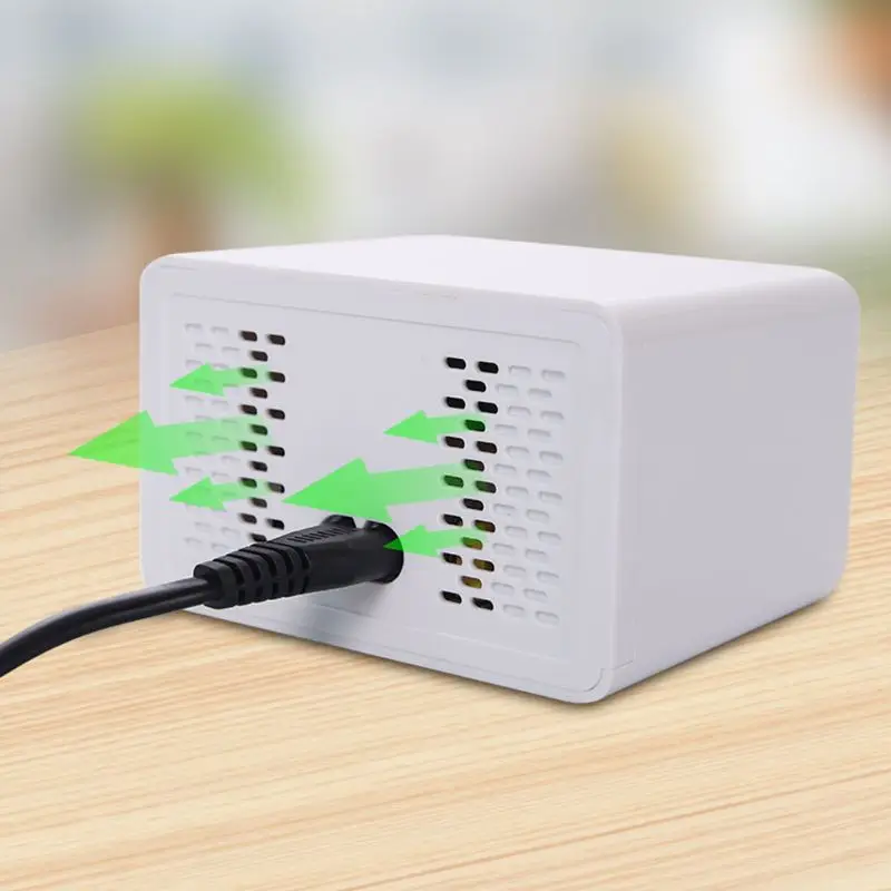OOTDTY 5V 2.4A 8 портов USB зарядное устройство светодиодный индикатор Тока зарядная док-станция адаптер W91A