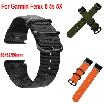 

COMLYO Quick Release Watch Band For Garmin Fenix Strap Nylon Watchband Wristband for Garmin Fenix 5X 5 5S Watch Bracelet Belt