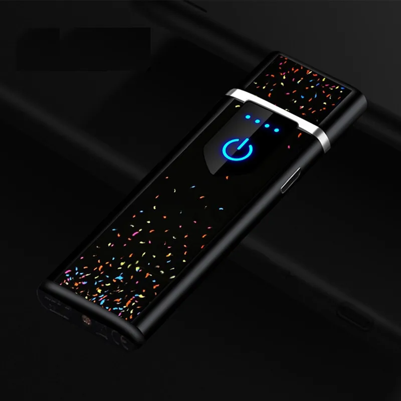 Сенсорное зажигание электрическая зажигалка с подключением к USB плазменная дуга Вольфрамовая катушка зажигалки металлические электронные прикуриватели Новинка гаджеты для мужчин