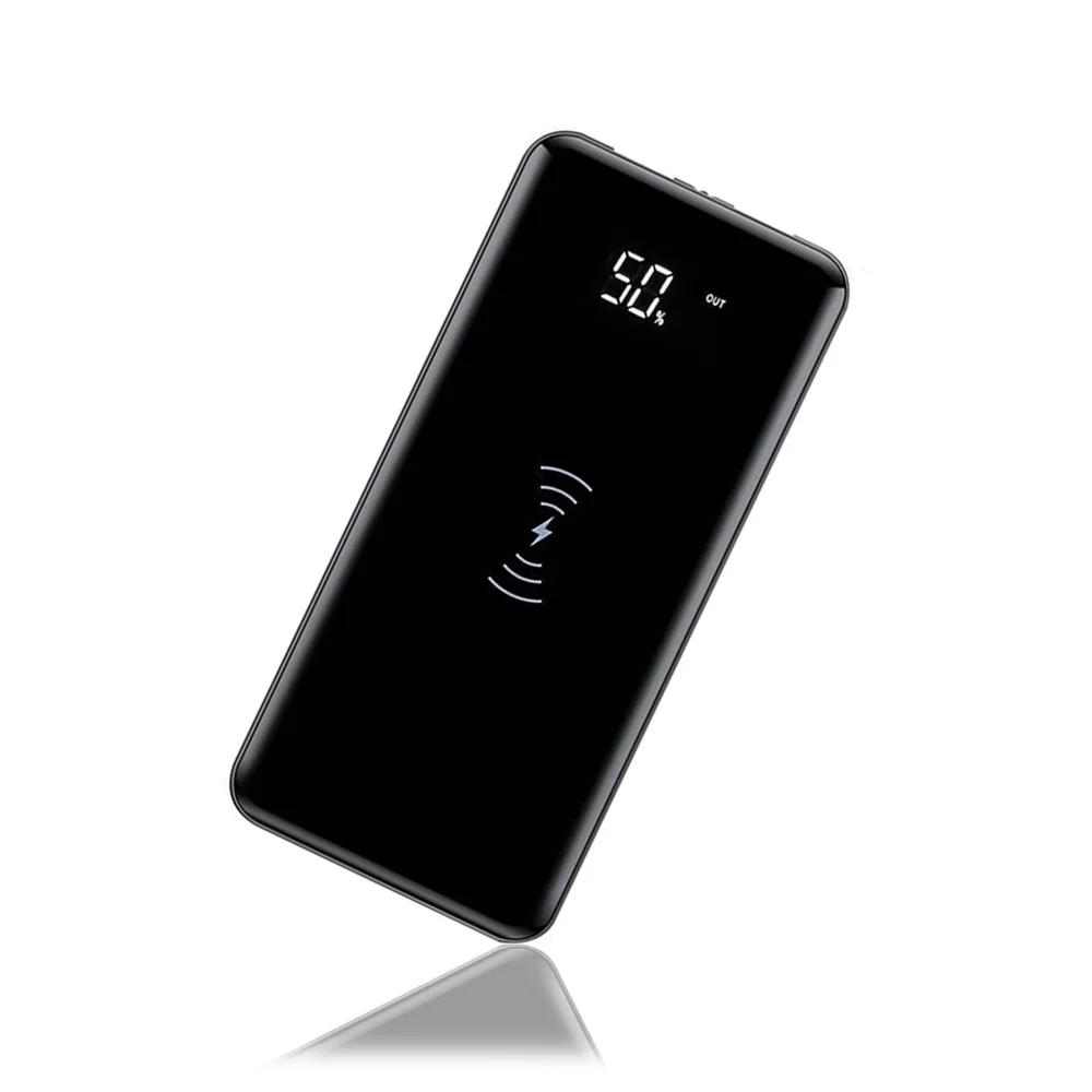 30000mAh QI Беспроводное зарядное устройство power Bank зарядное устройство 30000mAh PoverBank Внешнее зарядное устройство для iPhone 11 pro 6 X XS