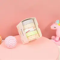 5Rolls/Box Cute Washi Tape Adhesive Masking Tape Scrapbooking Decorative Crafts Tape Set Stationery Office School Supplies 2