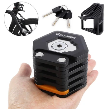 

Bike Bicycle Motorcycle Anti-Theft Security Steel Lock Chain Lock With Keys