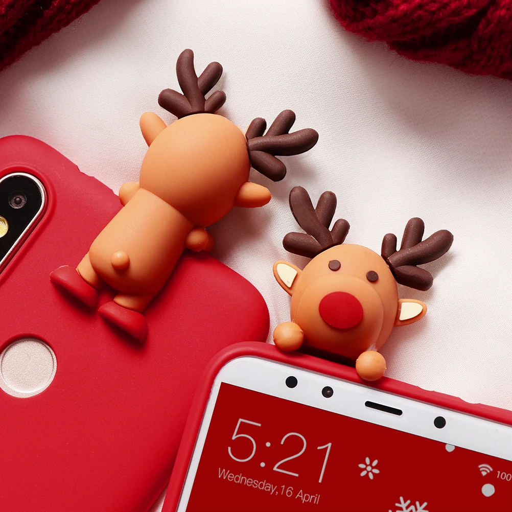 Счастливого Рождества, принт с оленем, мягкий TPU чехол для Xiaomi Redmi Mi 8 9 A2 Lite SE Explorer Примечание iPhone 7 6 Plus 5 iPad Pro A1 5X 6X CC9e CC9 S2 Y2 чехол