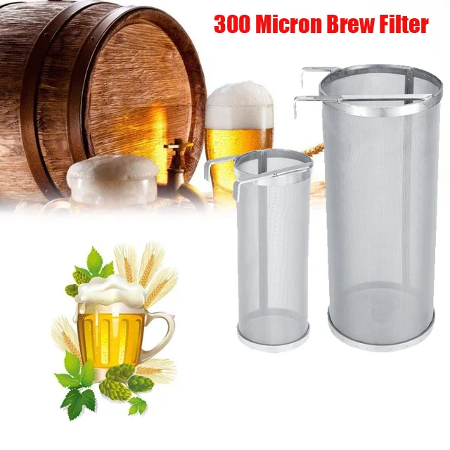 300 Micron Stainless Steel Hop Spider Mesh Beer Filter Homemade Brewing Home Coffee Hopper Home Brew