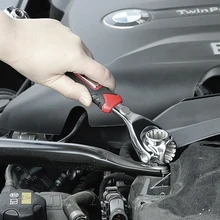 52 In 1 Universal Wrench Socket 360-degree Rotating Multi-function Wrench Hand Tools Car Disassembly Tool Automotive Accessories