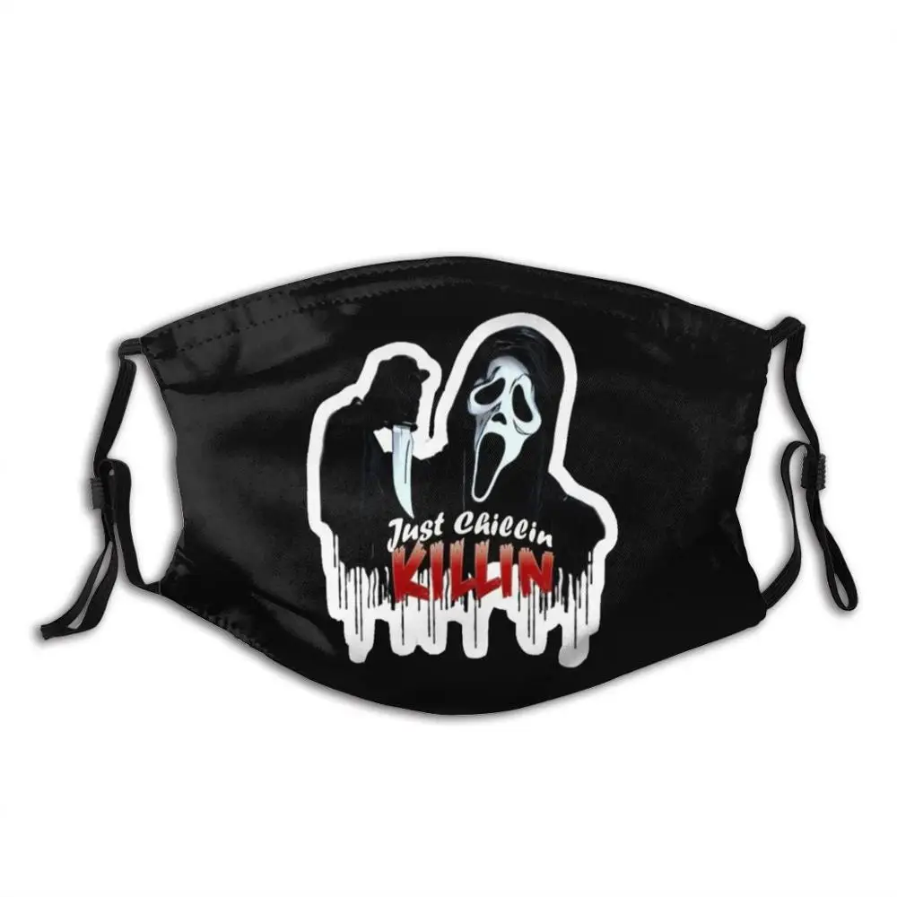 

Scary Movie Chillin Killing Diy Adult Kids Face Mask Funny Scary Movie Chillin Killin Scary Movie Strong Hand Meme Chillin