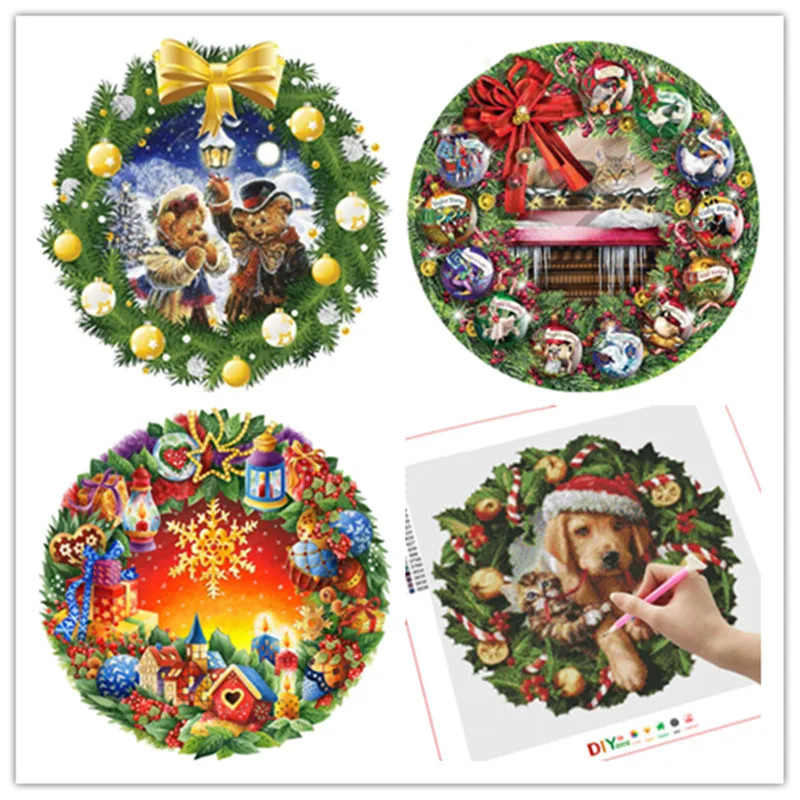 

5D Diamond Painting Kits Full Square Cross Stitch DIY Diamond Embroidery Mosaic Cartoon Diamond Art Painting ChristmasGift