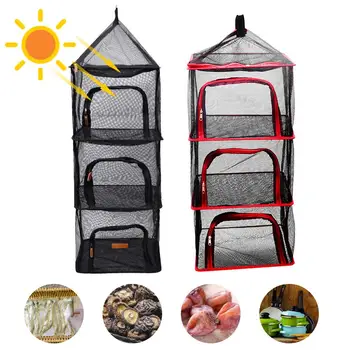 

4 Layer Drying Net Drynet Clothes Drying Basket Household Folding Clothes Network Sweater Tile Blouse Herb Drying Rack