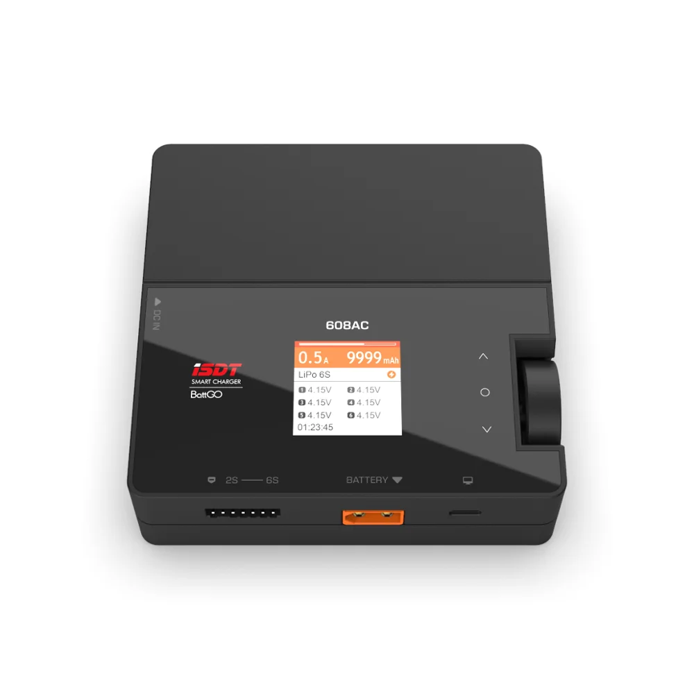 ISDT 608AC Battgo Lipo зарядное устройство AC/DC умное зарядное устройство для жизни, Lilon, LiPo, LiHv/Pb/NiMH батарея баланс зарядное устройство разрядка