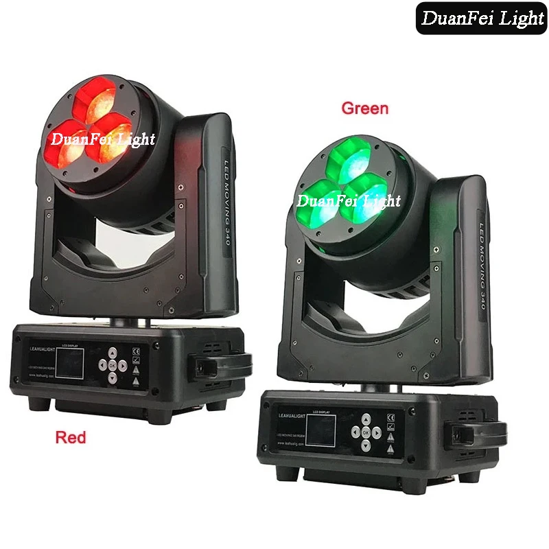 Flycase упаковки) 6 pcz продукт 3*40 Вт led перемещение головы мыть зум луч RGBW 4-в-1 3x40w СИД moving головной