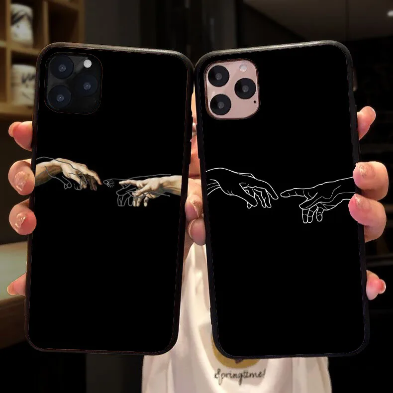 Для iPhone 11 Pro MAX 2019 6 7 8 plus SE 5 5S 6S XR XS X10 Давид Мона Лиза арт Мягкий Силиконовый ТПУ