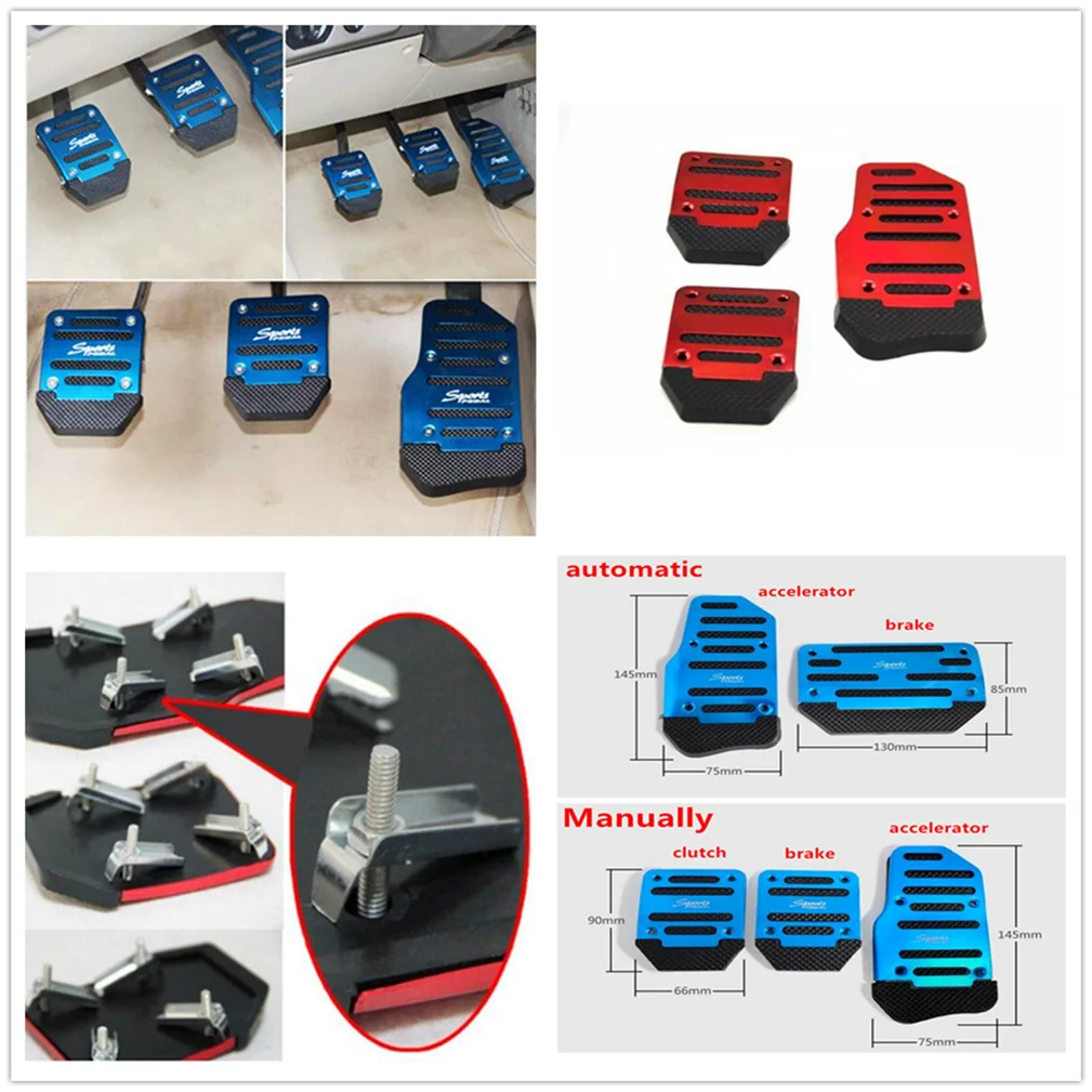 Car Accessories Manual automatic Transmission Non-Slip Pedal Cover for GMC Mahindra Hino Lincoln Cadillac Acura Tata Motors | Автомобили и