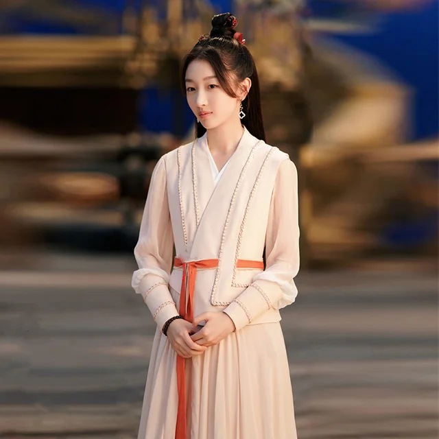 Multiple Designs Female Immortal Fairy Costume for Drama Ancient Love  Poetry Actress Zhou Dongyu Princess Hanfu Stage Outfit - AliExpress