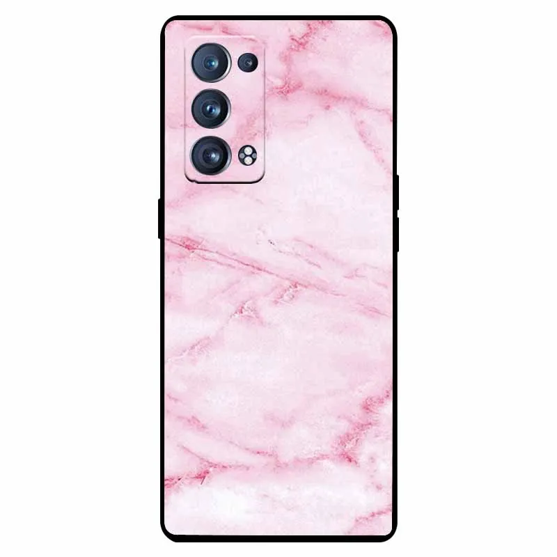 Shockproof Soft Silicone TPU Back Cover for Oppo Reno 6 Pro 5G - Cute and Durable