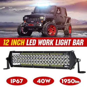 

11" 12" 22" Car LED Bar Work Light Bar White IP67 for Jeep Pickup Tractor Boat OffRoad Off Road 4WD 4x4 Truck SUV ATV Driving