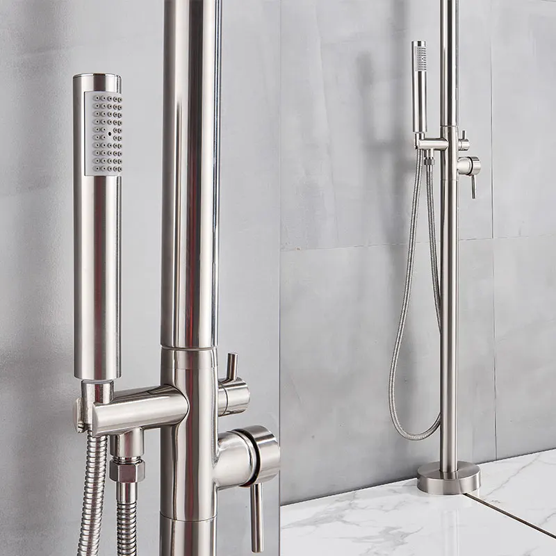 DJS 12インチ シャワーセット レインシャワーヘッド付き ハンドヘルド壁取り付け 真鍮圧力バランスシャワー蛇口バルブ シャワーシステム(つや消しニ 並行輸入品 DJS 12インチ シャワーセット レインシャワーヘッド付き ハンドヘルド