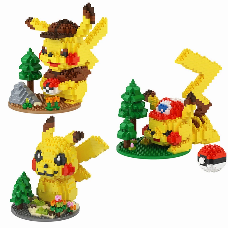 pikachu building blocks