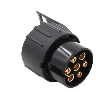 

European Car 7 Turn 13 Socket Trailer Adapter Truck Interface Rv Power Cord Socket Waterproof Connector 12V