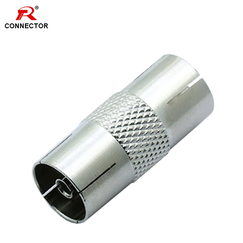 

1pc PAL TV Jack Female Connector, Nickel Plated