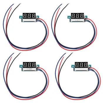 

DC 0-200V 0.36 Inch Mini Digital Volt Meter Voltage Tester 3 Wire Digital Volt Indicator Car Voltmeter