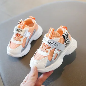 

Kids Sneakers Shoes Boys Girls Casual Mesh Sneakers Breathable Soft Soled Running Shoes Children Sports Toddler