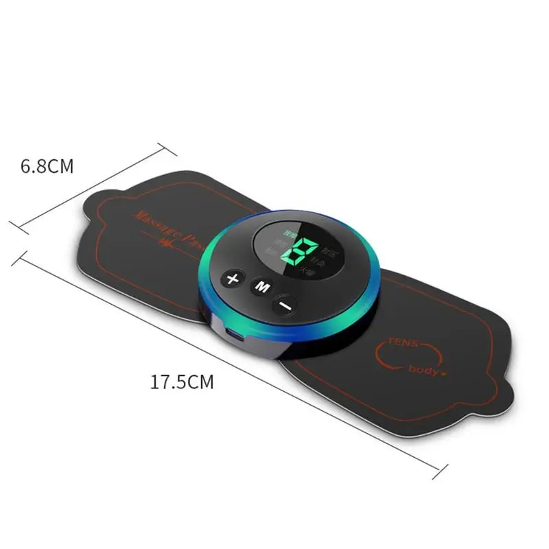 Мини USB Электрический низкочастотный ток импульсный массажер подушечки для плеча шеи талии руки и ноги массаж Расслабление тела забота о здоровье