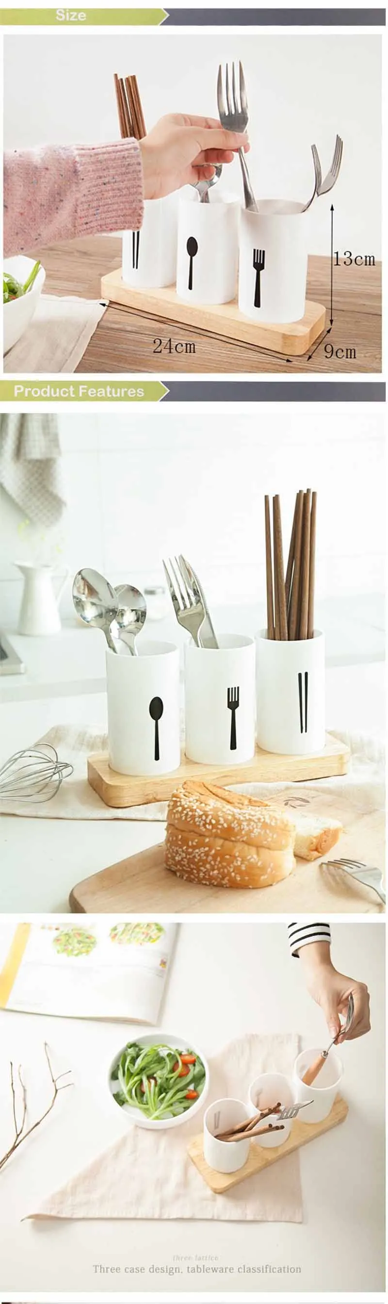 Cutlery Drainer Storage Racks Holders Organizer Ki