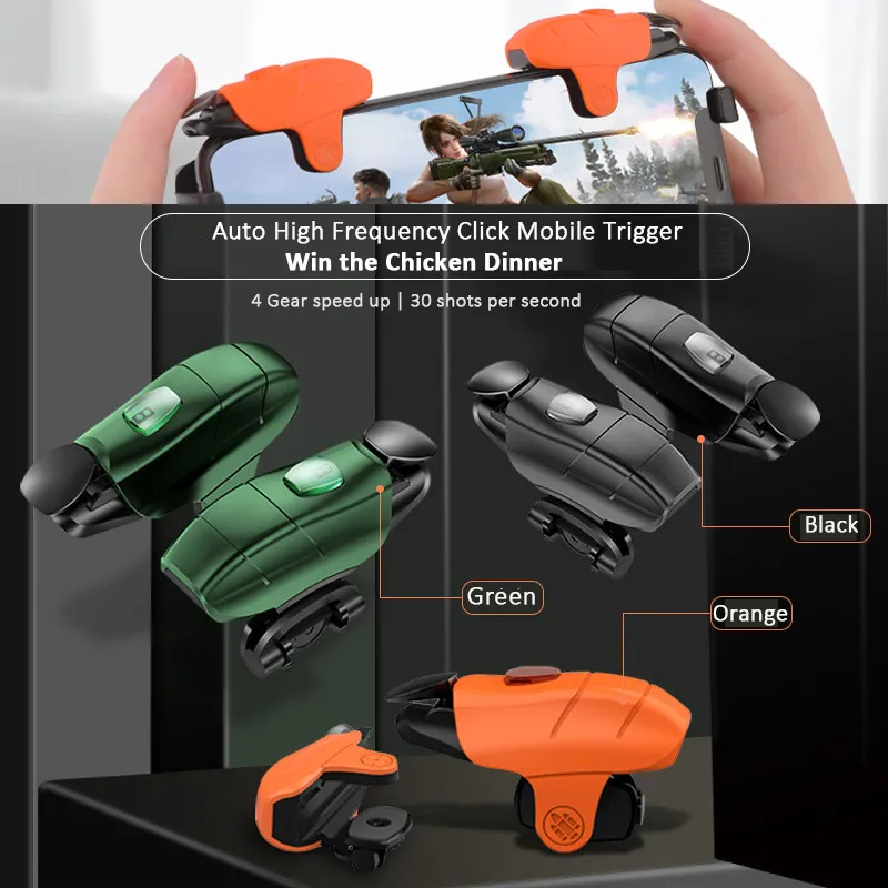 

PUBG Mobile Controller Auto High Frequency Click Mobile Trigger for PUBG/Fortnite and Gaming Joysticks for Android iOS Phone