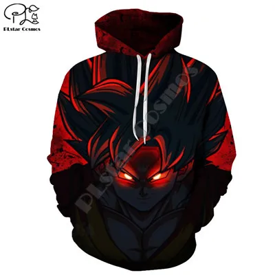 style 2 PLstar Cosmos супер Dragon Ball-Z Веселая 3D-печать Толстовка/куртка/рубашки мужские женские хип-хоп swag fit athletic style-3 - Цвет: style 2