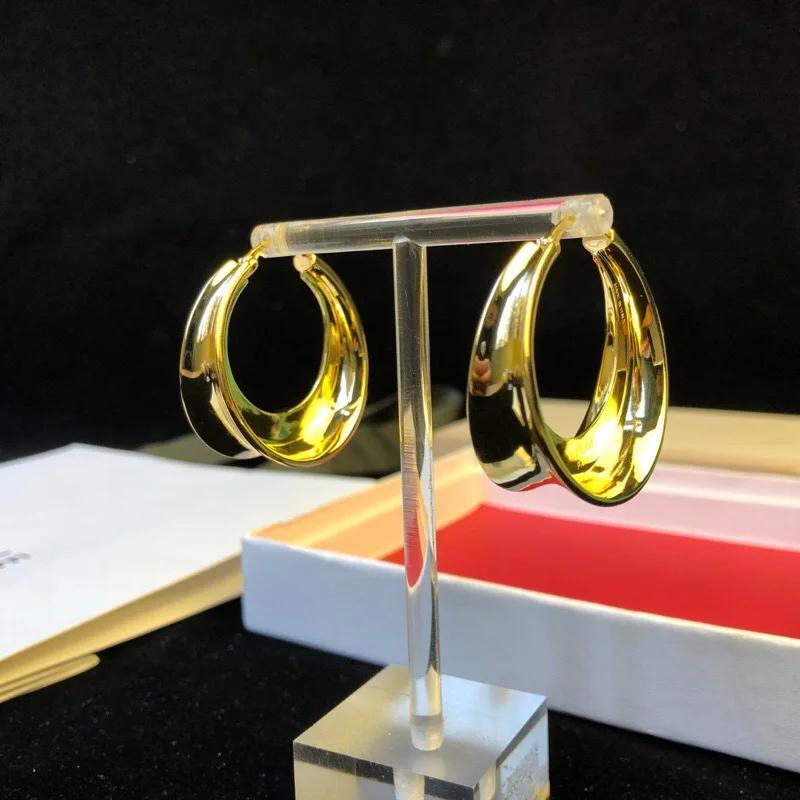 

Hot fashion party jewelry gold earrings famous brand jewelry