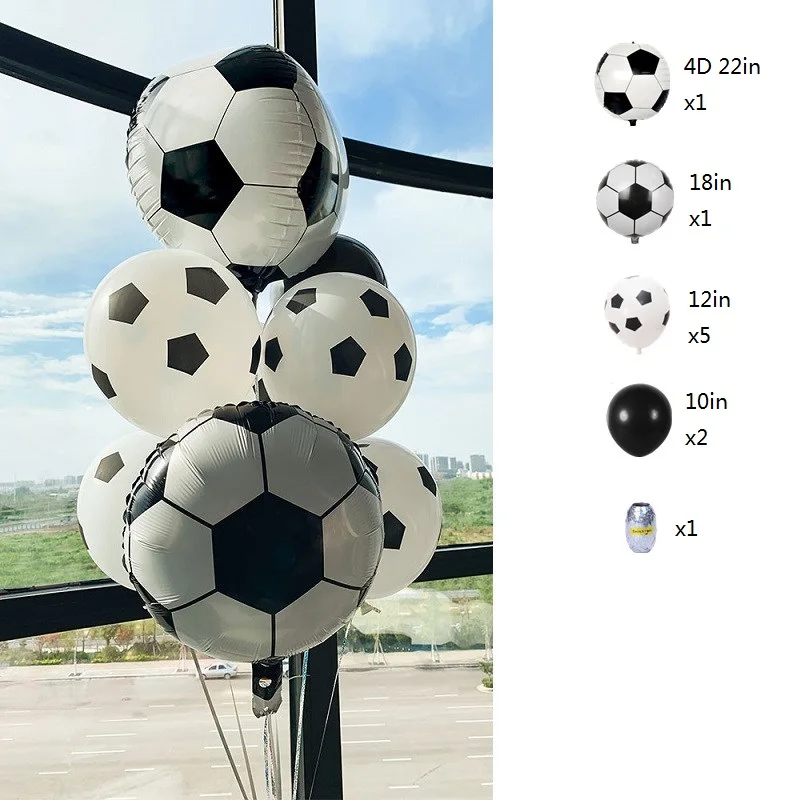 balloon kit 1 Арка с воздушными шарами Футбол Дети День рождения воздушные шары мальчик вечерние украшения воздушный шар стенд футбольный шар гирлянда - Цвет: balloon kit 1