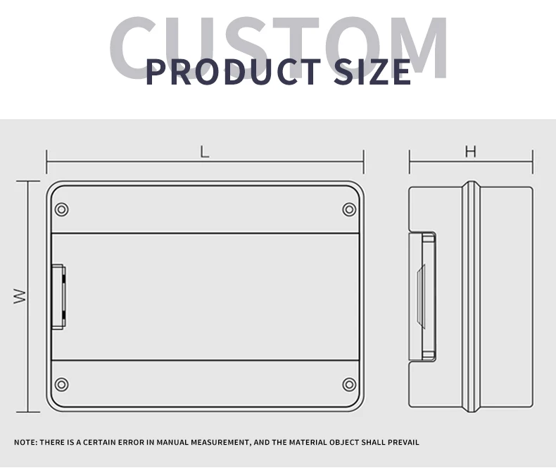 ar livre impermeável caixa de distribuição elétrica