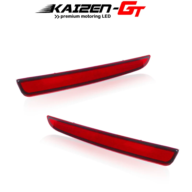 Красные линзы полный светодиодный задний бампер отражатель фонари задние