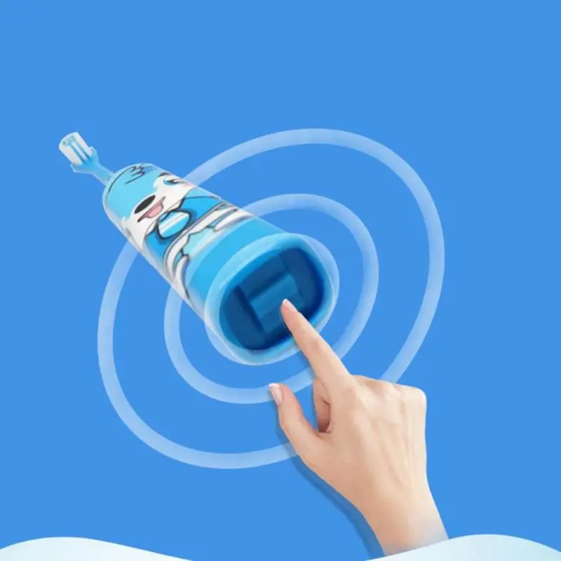 Детская автоматическая электрическая зубная щетка, ультразвуковая Водонепроницаемая зубная щетка для детей
